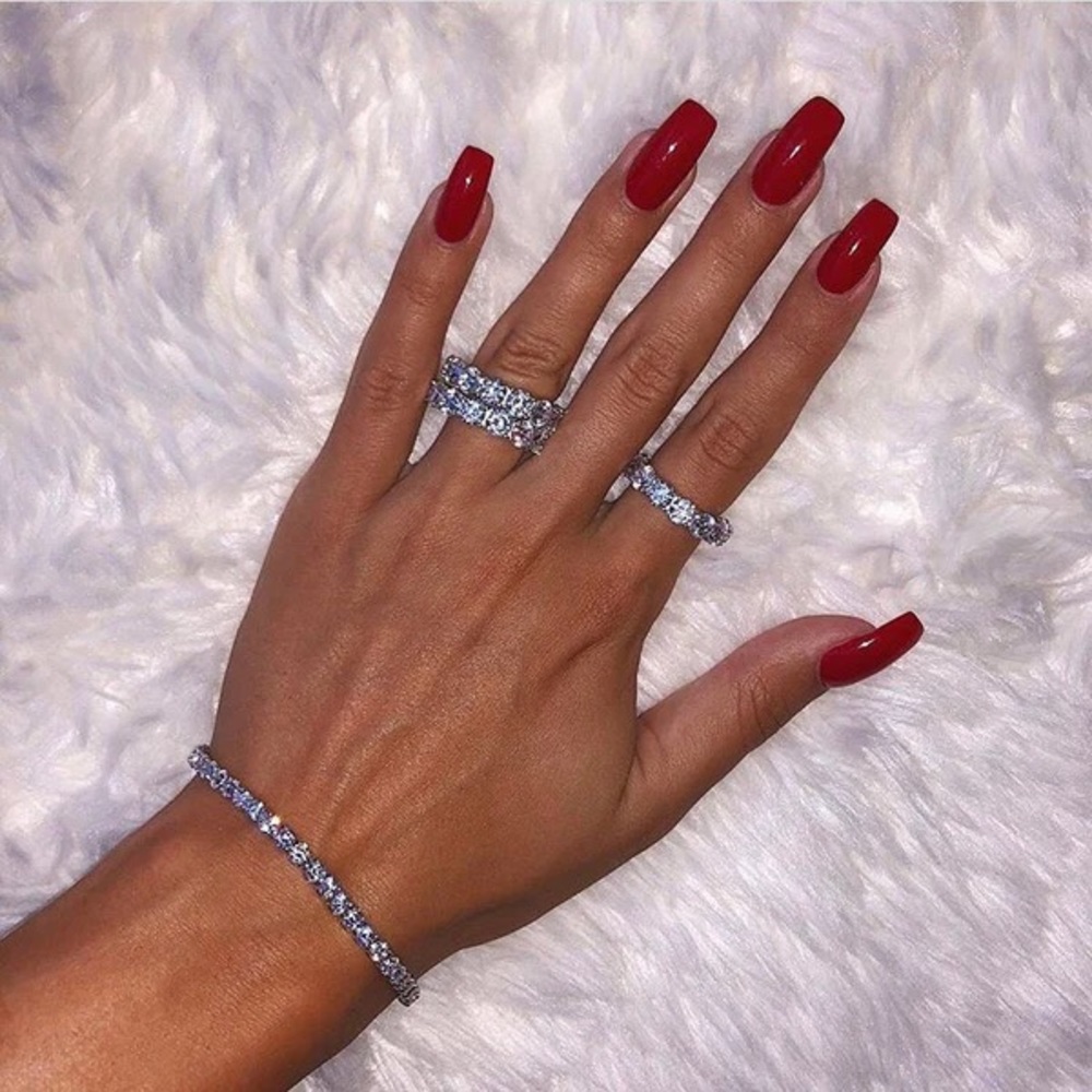 Classic Silver Tennis Bracelet